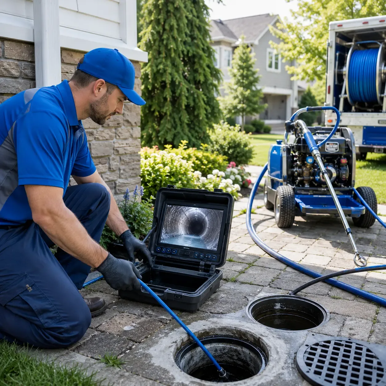 Outdoor drain cleaning professionals serving Portis, KS
